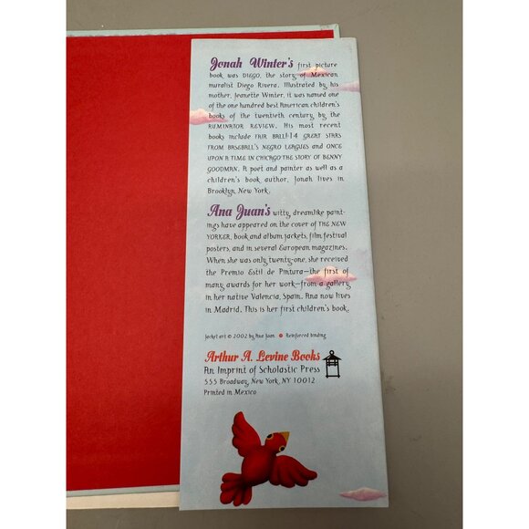 "Frida" By Jonah Winter Illustrated By Ana Juan Hardcover Childrens Book English - Picture 8 of 9